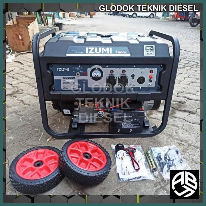 IZUMI GENSET BENSIN 7000 WATT W ( GENERATOR LISTRIK ) GS-8500 - ABINAYA7