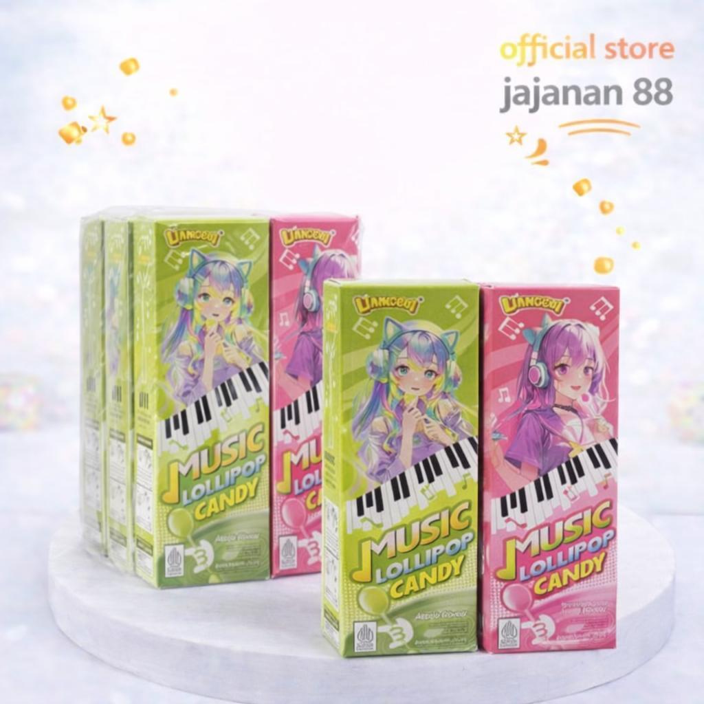 Permen Viral Music Lollipop Candy Rasa Anggur Lianggui