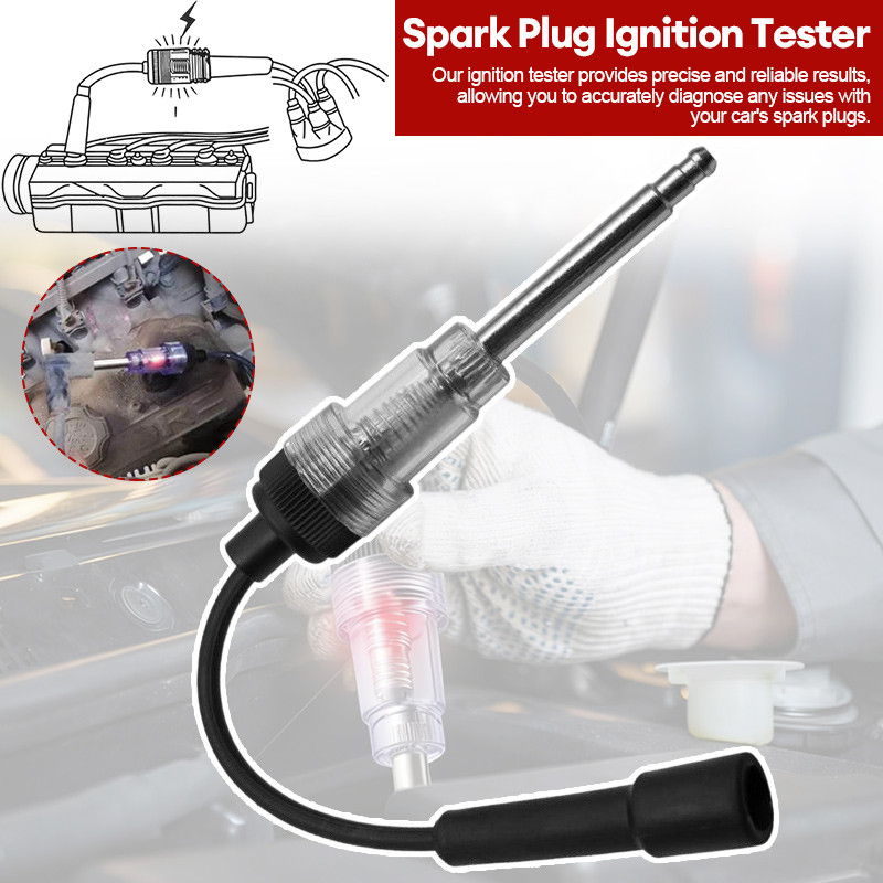 POOU IOT Cek Alat Busi AJ64 SM / Ignition Spark Tester Indikator Penguji Tes / Pengapian Geartronic 