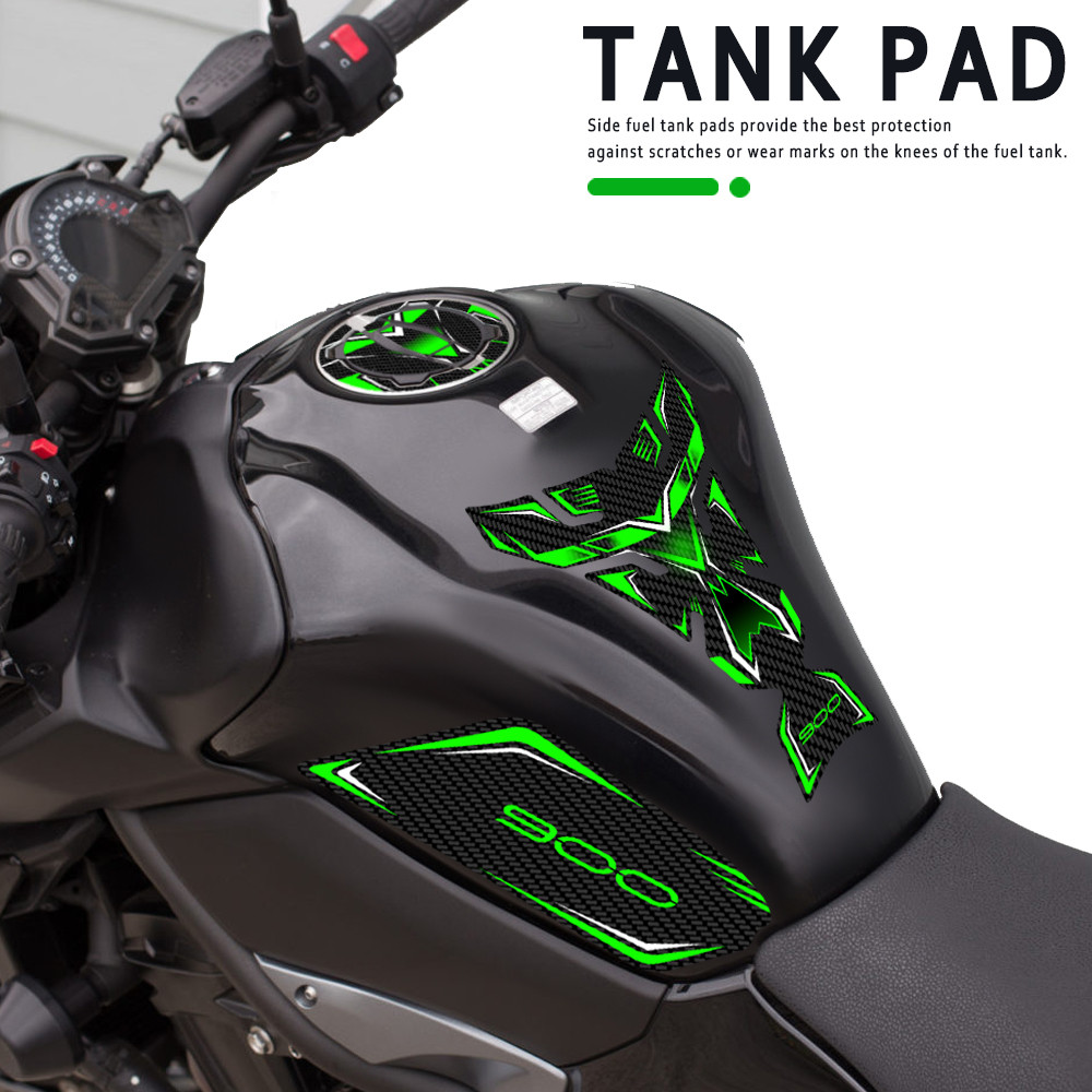 For Z900 Z 900 Motorcycle Fuel Tank Sticker Protection Sticker Decal Knee Pad Sticker