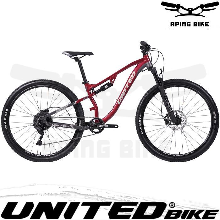 Sepeda United Browhills T2 27.5 Sepeda MTB United 27.5 Sepeda Gunung - Merah, 15