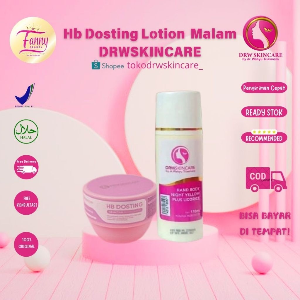 DRW Skincare Handbody Night Yellow plus Licorice / HB Dosting 75gr
