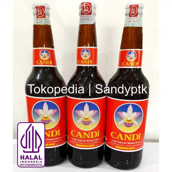 Kecap Asin CANDI Pontianak Nasi Goreng Ayong 999 Nex Carlos - Kecap no.1 bukan Borobudur HALAL MUI (