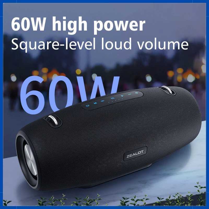 ZEALOT Speaker Bluetooth Portable Stereo Outdoor Waterproof 60W - S-67