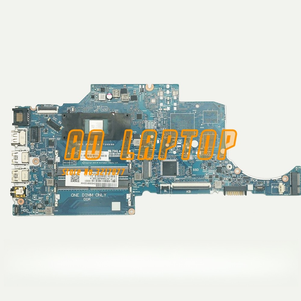 For HP 14dk 140” Laptop PC Motherboard AMD Ryzen 3 3200U DDR4 L51928601 L51928001 6050A3068501 Noteb