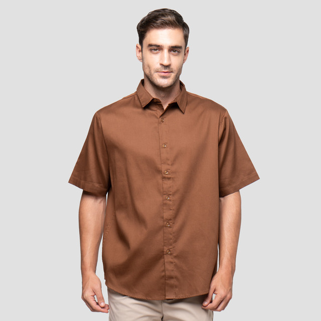 Cole Pique Stripe Texture Kemeja Pria 123261346