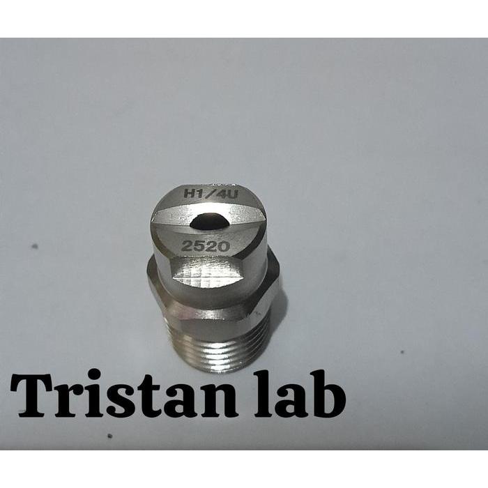 Nozzle V jet Stainless 1/4 ( 2520 ) V1/4 Jet Flat Fan Spray Nozzle