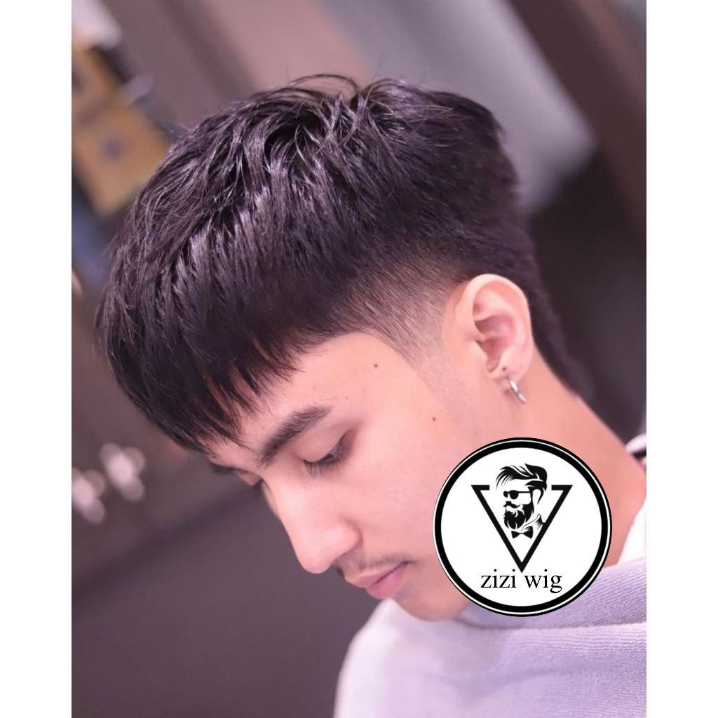 wig penutup botak/penebal rambut model (pendek m)