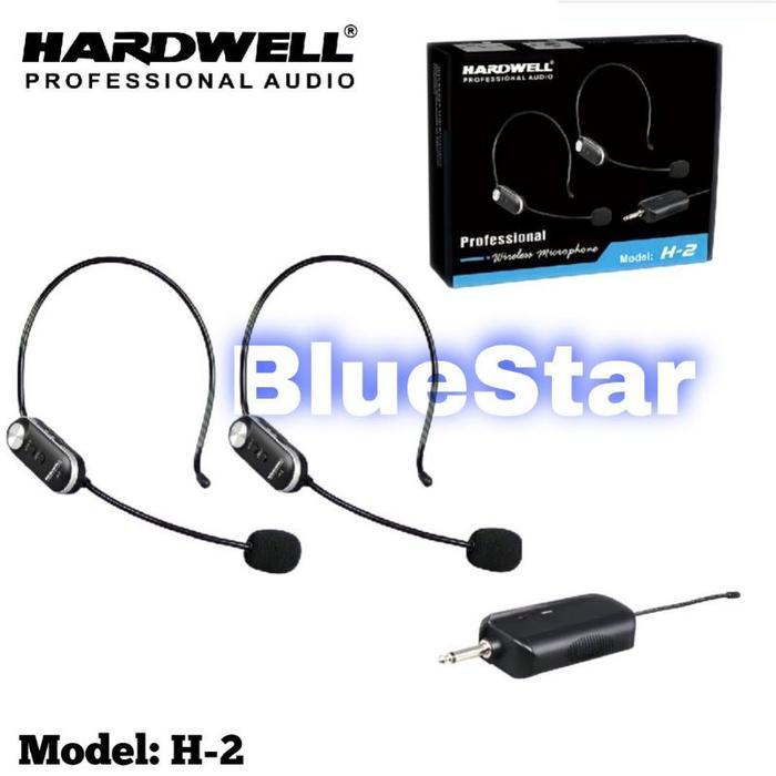 Mic Wireless Hardwell H 2 Headset Original Hardwell H2 Bando