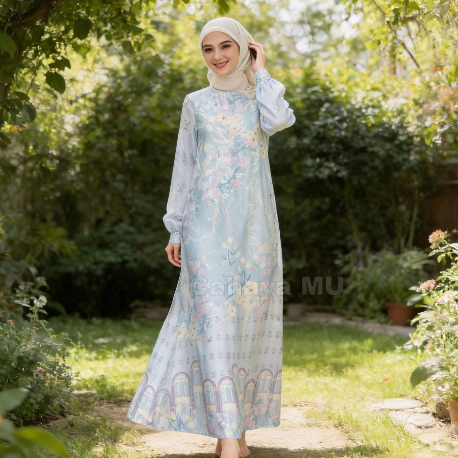 Gamis Satin Silk Premium/ Gamis Kondangan