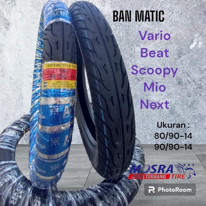 PROMO  ( 1 Set ) Ban motor matic ring 14 ( non tubles) vario beat scoopy mio next Accessories  Motor