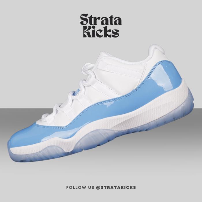 Jordan 11 Retro Low University Blue Sneaker 528895-106 (Size 40-47.5)