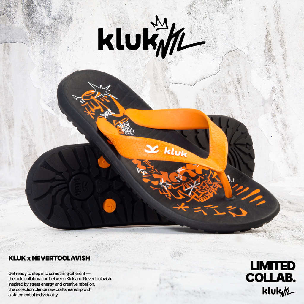 [KLUK X NTL] Sandal Jepit Pria - Marvick Rogue - Anatomic Premium Sandal | Limited Collab "Nevertool
