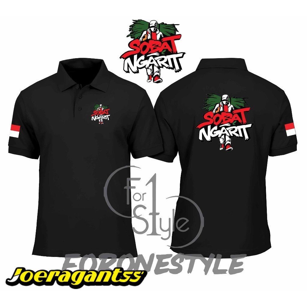 POLOSHIRT SOBAT NGARIT - POLO BERKERAH SOBAT NGARIT - POLO SOBAT NGARIT