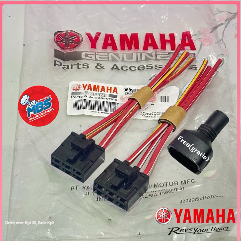 ANSKABEL SOKET REGULATOR KIPROK YAMAHA R25 MT25 N MAX AEROX LAXSI VIXSON R6 DLL ORI