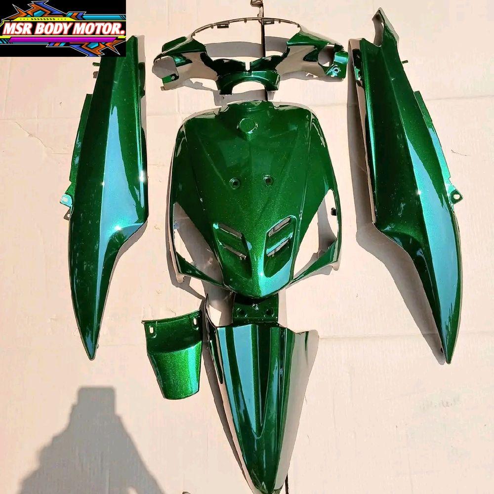 Body motor Mio sporty full halus warna hijau botol
