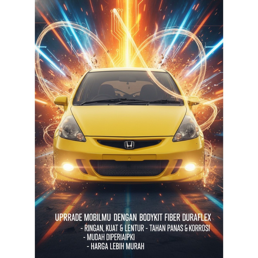 bodikit BODYKIT Honda jazz gd3 upgrade mmc vtec 2003-2008