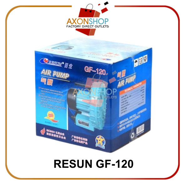 BION Pompa Udara Resun GF120 Heavy Duty Air Pump Blower Aerator GF 120 Kolam Water
