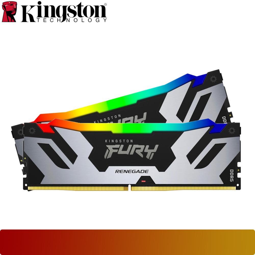 KINGSTON KF564C32RSAK2-32 | FURY Renegade 32GB (2x16GB) DDR5 DRAM 6400MHz CL32 Intel XMP Memory Kit 
