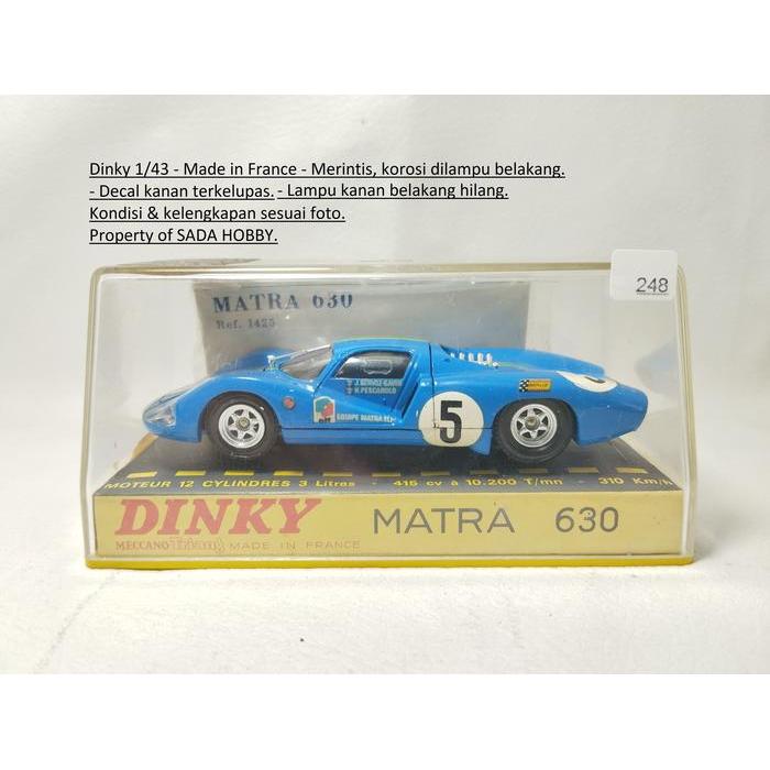 Vintage Dinky Toys 1/43 Matra 630 Biru France SBAtoys