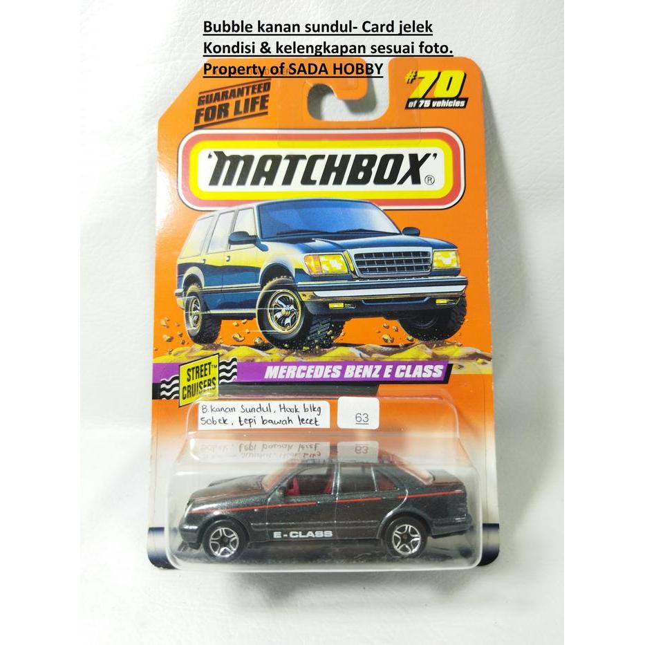 Matchbox Mercedes Benz E Class Grey Street Cruisers SBAtoys