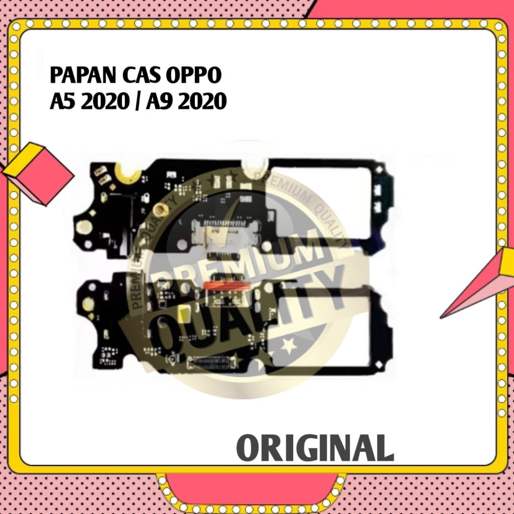 Papan Cas Oppo A5 2020 / A9 2020 Original Konektor Charger Board Cas Pengganti