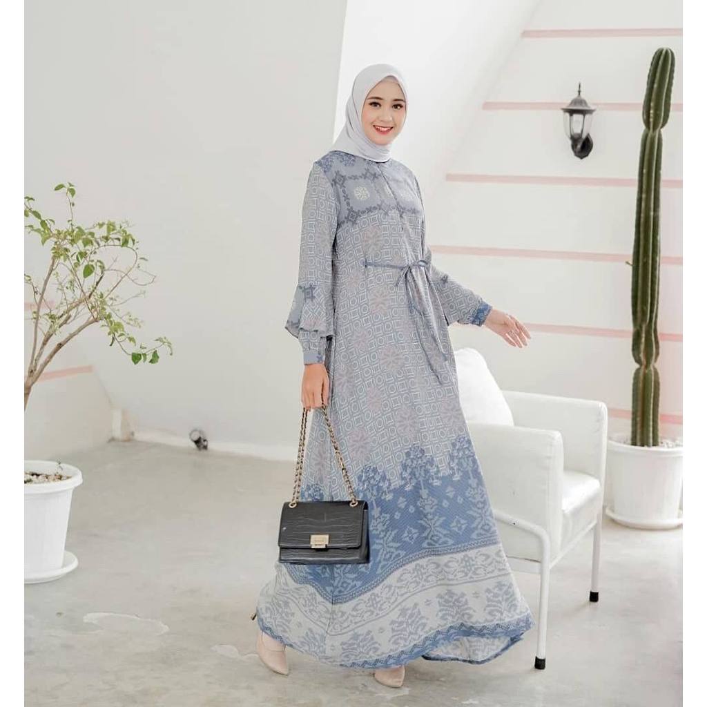Gamis 2022 terbaru modern, Gamis wanita dewasa simpel, Gamis 2022 modern lebaran mewah, Gamis wanita
