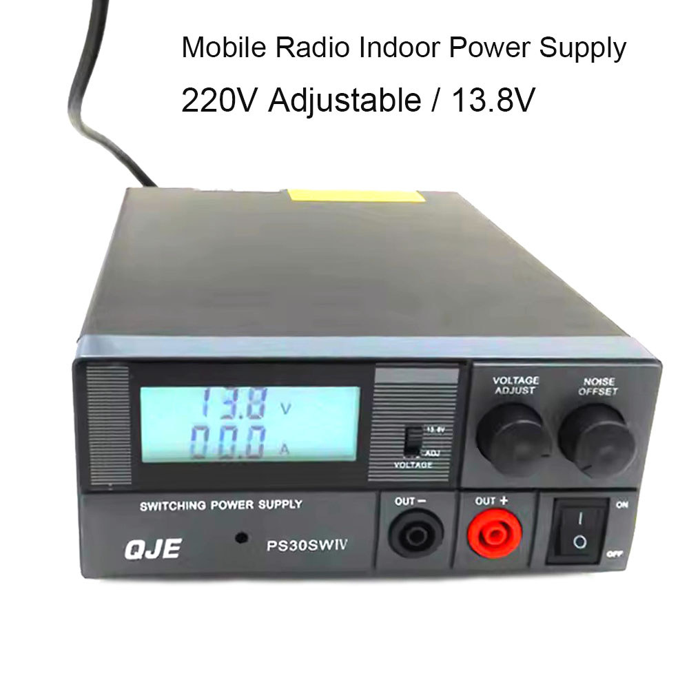 QJE PS30SW IV Mobile Rao Indoor Power Supply For TYT TH-9800 TH-7800 MD-9600PLUS TH-8600 Xiegu G90 W