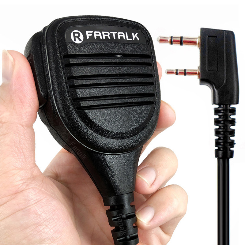PTT Handheld Microphone Speaker MIC for Baofeng UV5r UV-5R UV-82 BF-888S GT-3TP Kenwood TK-3107 HYT 
