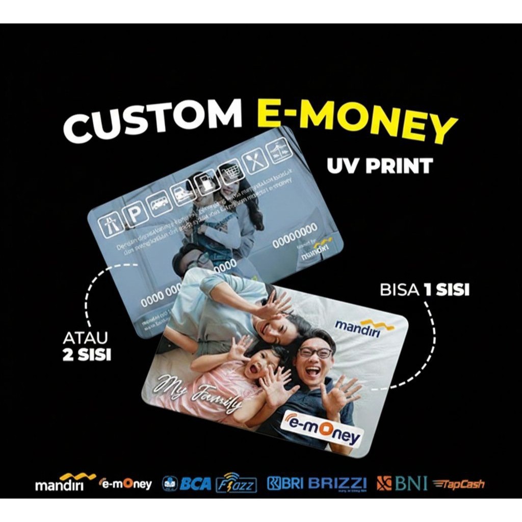 E-money Custom Kartu Recycle E-toll Souvenir ID Card