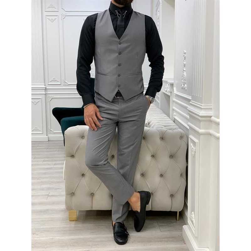 TERBARU  Rompi Vest Formal Dalaman Jas Slimfit Pria / Rompi Vest Jas / Rompi Slimfit Set Jas Pria Da