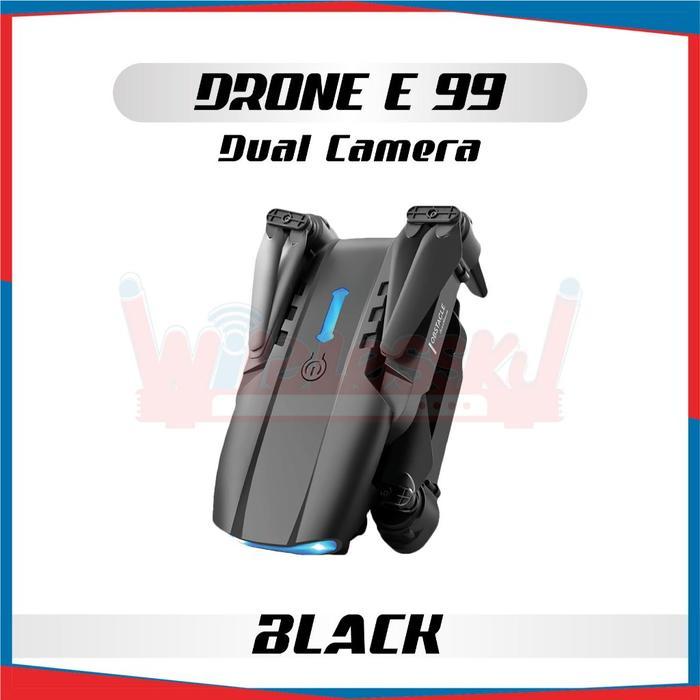 Drone Proshoot Lipat Foldable Drone E99Pro Dual Cam - E99-BLACK  Original