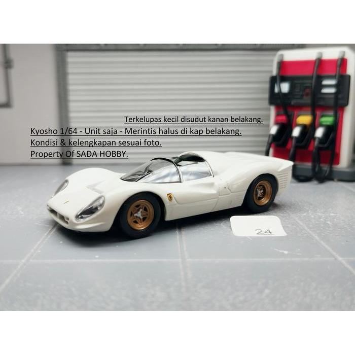 Kyosho Ferrari 330 P4 White Unit Only Minus 1/64 SBAtoys