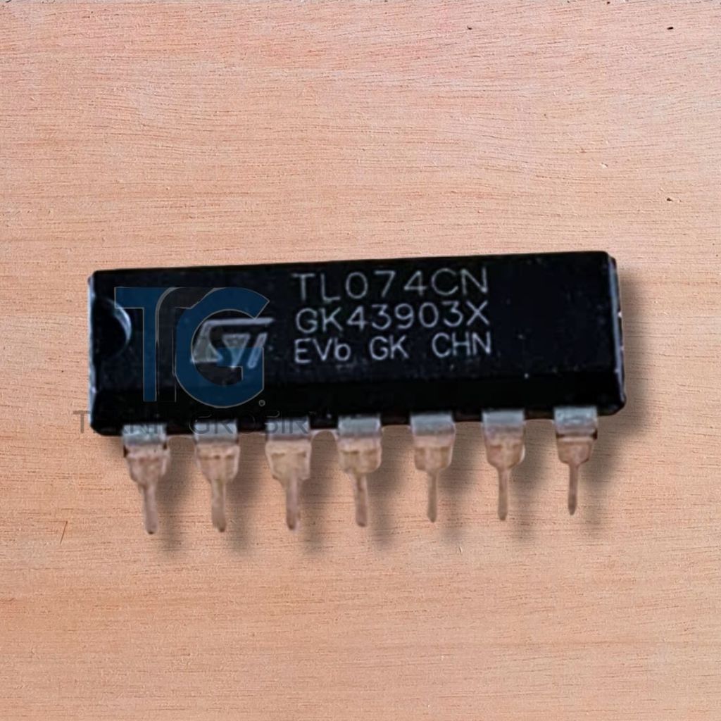 IC TL074 TL 074 Op Amp Quad JFET Low Noise DIP 14 Grade Korea