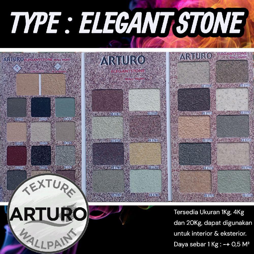 Arturo Cat Elegant Stone Gln 4 Kg ES. 2749-2778 Cat Dinding Elegan & Mudah Aplikasi 4Kg Paint Textur