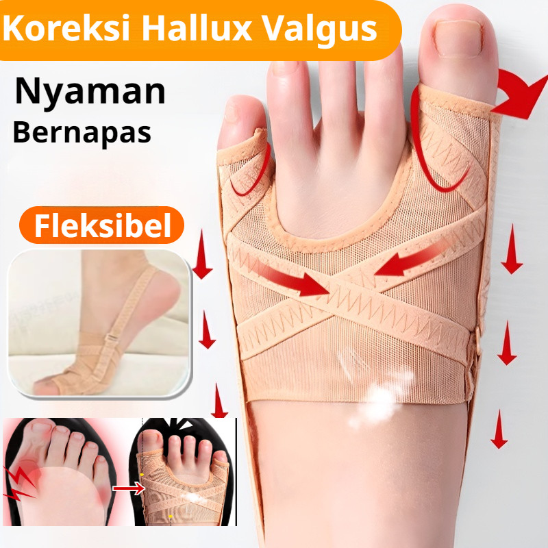 Kaus Kaki Koreksi Ortopedi Pengatur Jempol Tulang