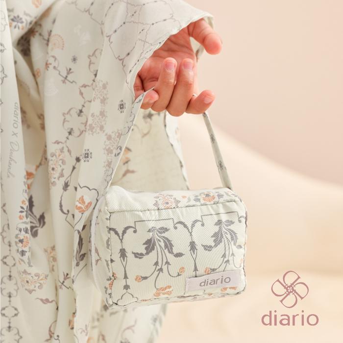 Promo Diario x Dwihanda - Mukena Chérie Kids Free Sejadah Travel - Fleur, S Terlaris