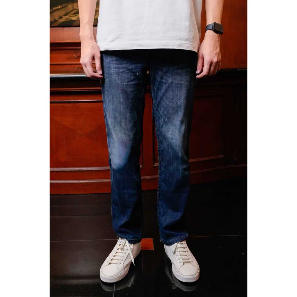 FOREX Celana Jeans Pria Biru Terang Slim Fit DLSS4287