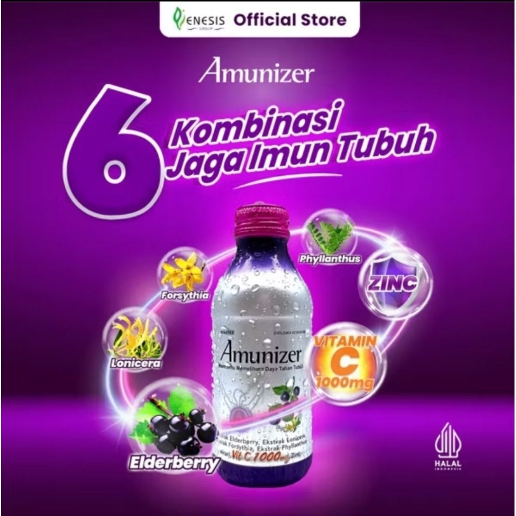 Amunizer Vitamin C Isi 24 Botol Rasa Enak