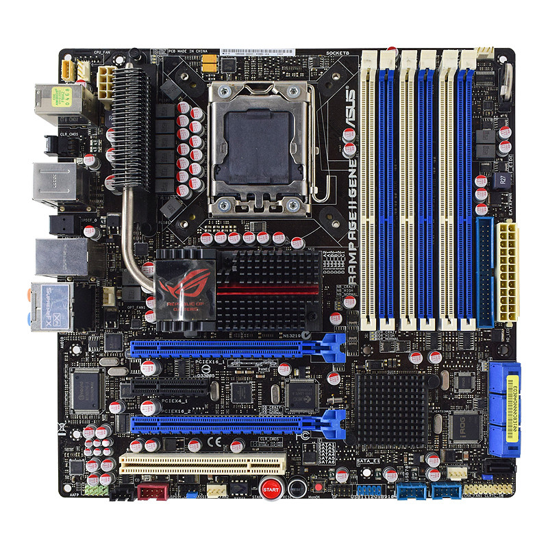 LGA 1366 Motherboard Intel X58 For I7920 I7950 Xeon X5675 DDR3 PCIE X1 PCI Micro ATX Office Mainboar