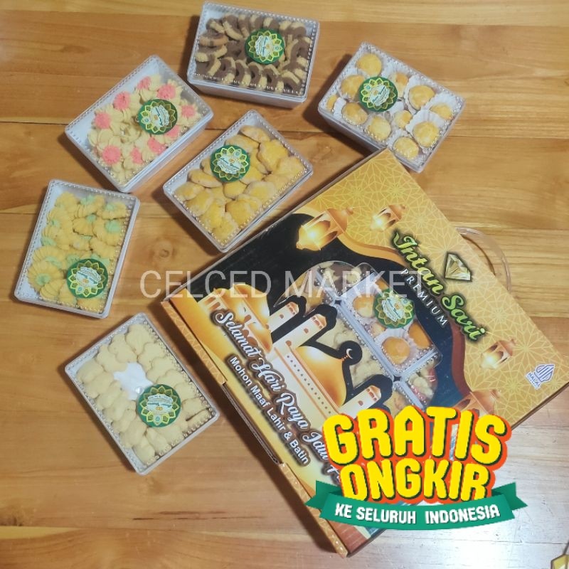 Paket Kue Kering Lebaran Idul Fitri , Maulid Nabi Muhammad SAW Intan Sari Happy | Hampers Lebaran Pr
