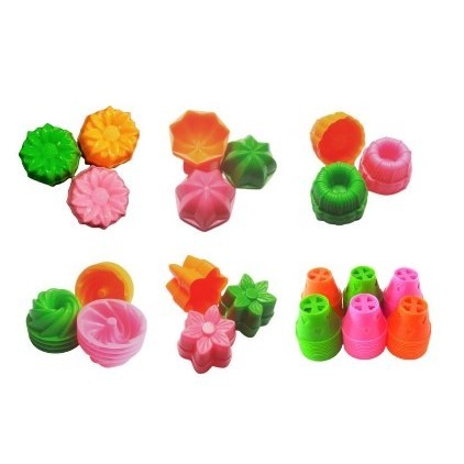 [12pcs] KYR Cetakan Kue Talam Jasmine Tulip Twister Teratai Belimbing