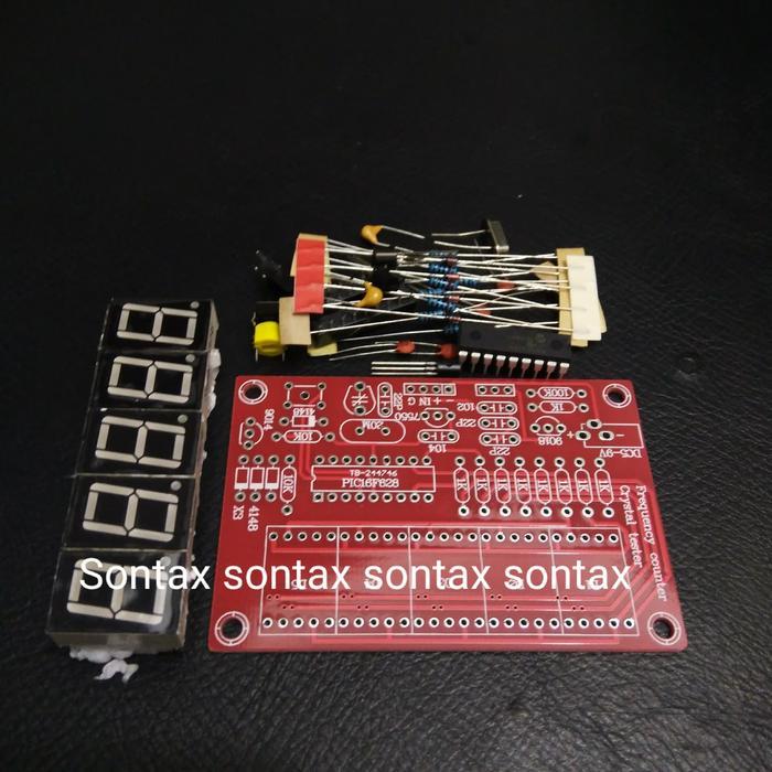 SCelectro kit diy frequency counter crystal xtal kristal radio ham 5 digit