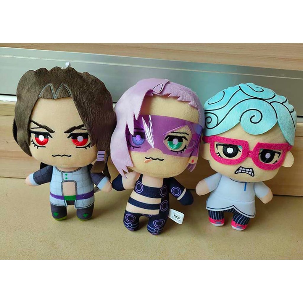 New JoJos Bizarre Adventure Tomonui Plush Doll GHIACCIO ILLUSO MELONE