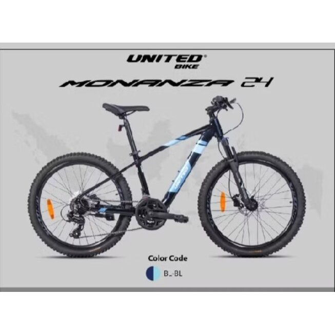 Sepeda Gunung Remaja MTB 24 inch Monanza