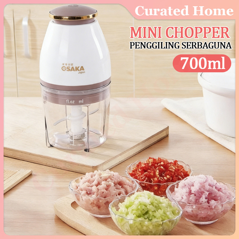 Blender Kapsul / Mini Food Chopper / Chopper Elektrik 700ml