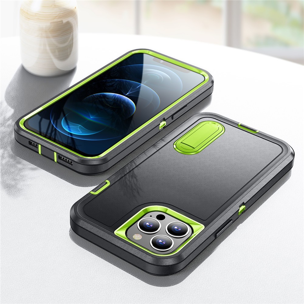 Armor Shockproof Phone Case Untuk iPhone 13 Pro Max i14 15 16Pro Max Kasus Smartphone Silikon Keras