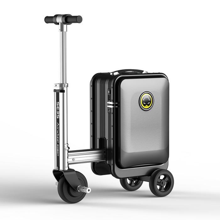 Koper Airwheel Elektrik Bisa Jalan Warna Hitam - hitam