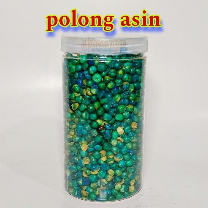 cemilan kacang - kue kering - kue lebaran kemasan toples 1 liter - POLONG ORIGINAL