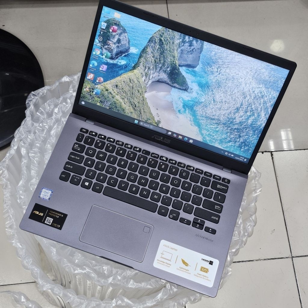 Laptop Asus A409U Intel Core i3-Gen 7 RAM 4GB SSD 512GB Windows 11 Second premium terbaik Dunia Lapt